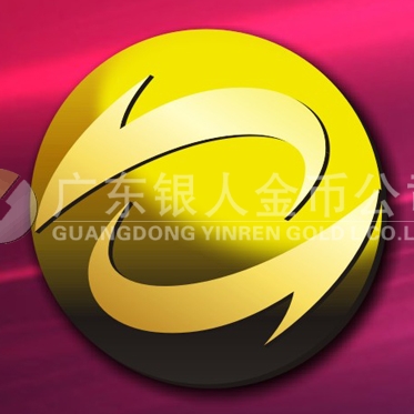 2015年3月定制　中經(jīng)萬達(dá)金銀純金胸章定制、制作純金胸章