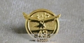 金屬鍍金胸針,鍍金司徽,鍍金徽標(biāo)