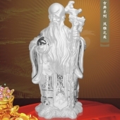 老壽星純銀擺件、純銀壽星工藝品、壽星純銀工藝禮品