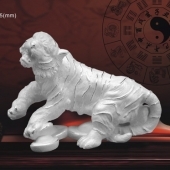 十二生肖虎純銀擺件、純銀十二生肖銀紀念品制品