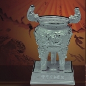 中華世紀寶鼎純銀禮品加工廠家生產(chǎn)制造純銀禮品