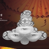 金錢元寶制作、定制金錢元寶、金錢元寶純銀擺件