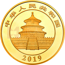 2019版熊貓金銀紀(jì)念幣1公斤圓形金質(zhì)紀(jì)念幣